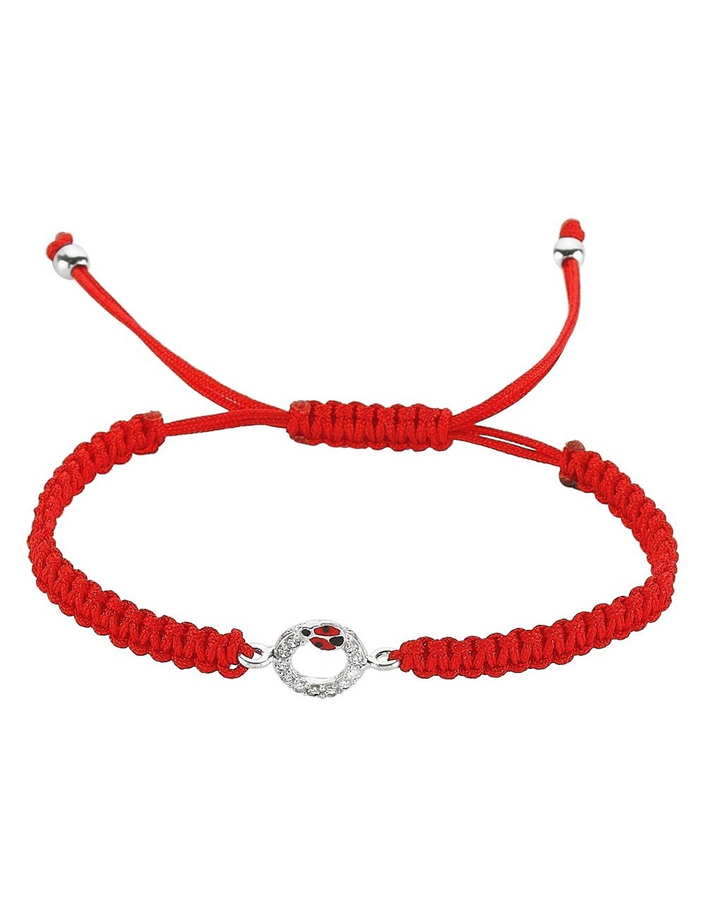 Capucine Macramé Bracelet Capucine Bracelet In 925 Silver And Zirconia