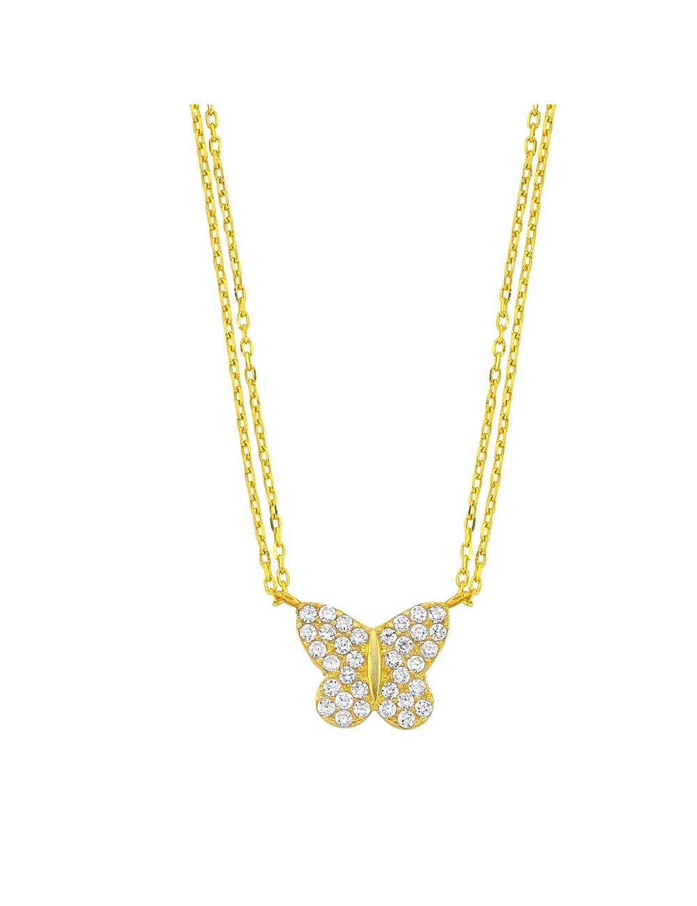 Black Copper Alloy Butterfly Pendant Necklace With Pearl Tassels And Lace Choker 50cm