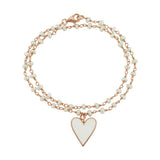 Bracelet double coeur