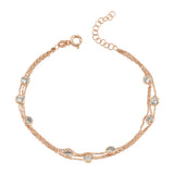 Bracelet triple chaîne