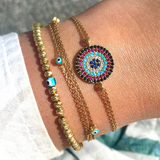 Bracelet Oeil (Contour Noir)