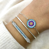 Bracelet Oeil (Contour Bleu)