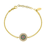 Bracelet Oeil (Contour Blanc)