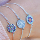 Bracelet Oeil (Contour Bleu)