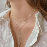 Collier Écharpe "Twist Me" 4-en-1 (Perles Swarovski)